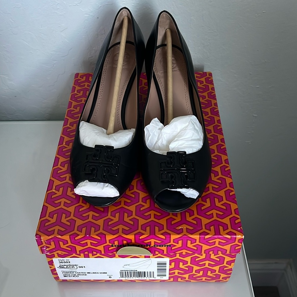 Powder Coated Melinda 65 MM Open Toe Wedge